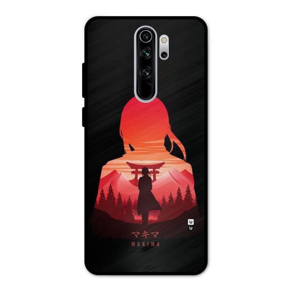 Amazing Makima Metal Back Case for Redmi Note 8 Pro