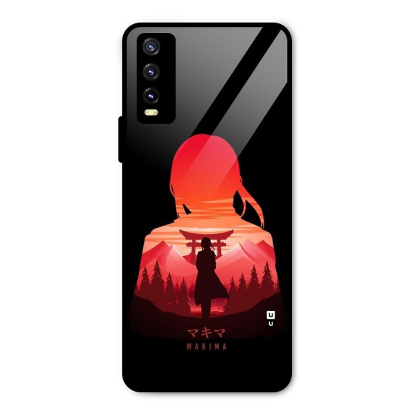 Amazing Makima Metal Back Case for Vivo Y20t