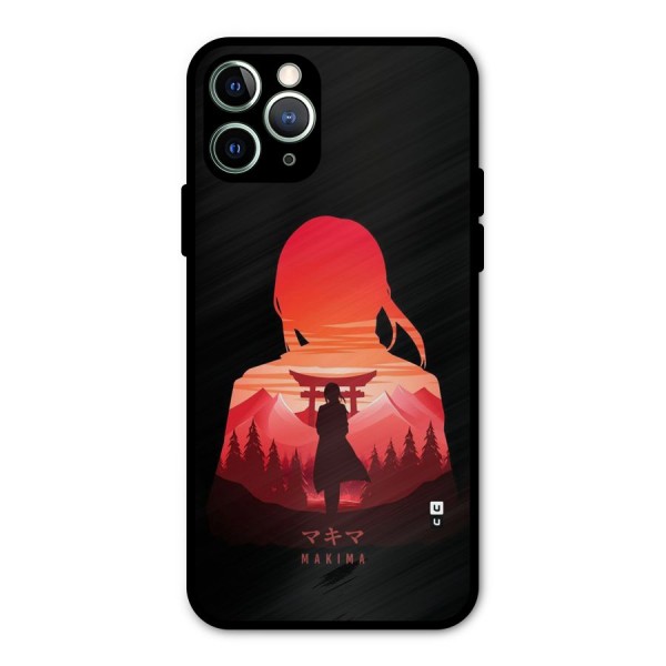 Amazing Makima Metal Back Case for iPhone 11 Pro Max