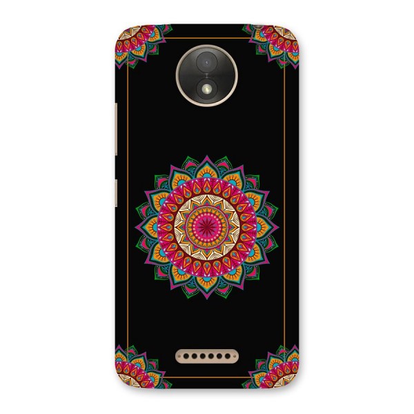 Amazing Mandala Art Back Case for Moto C Plus