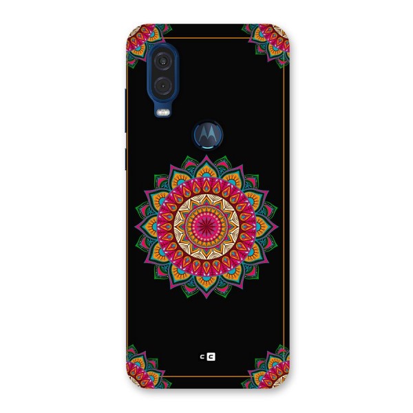 Amazing Mandala Art Back Case for Motorola One Vision