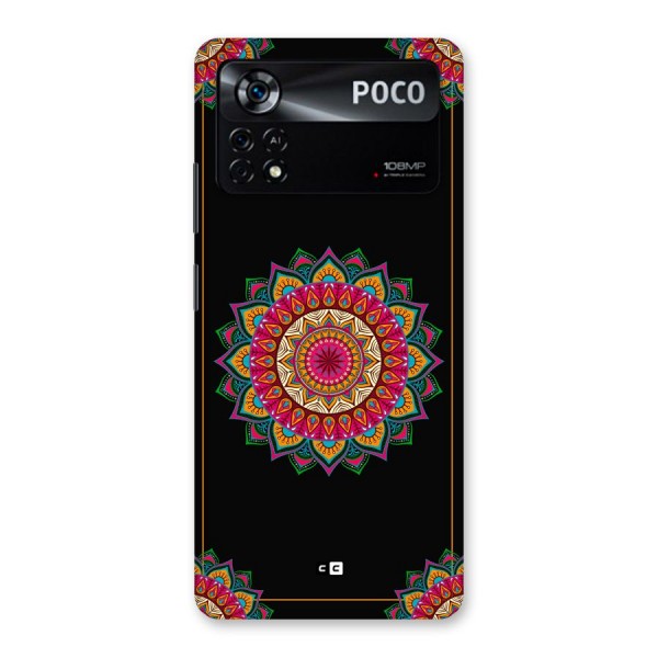 Amazing Mandala Art Back Case for Poco X4 Pro 5G