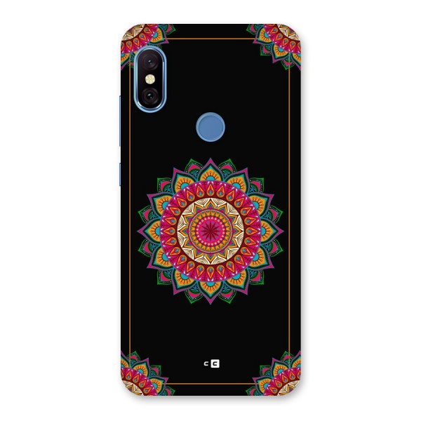 Amazing Mandala Art Back Case for Redmi Note 6 Pro