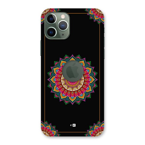 Amazing Mandala Art Back Case for iPhone 11 Pro Logo Cut