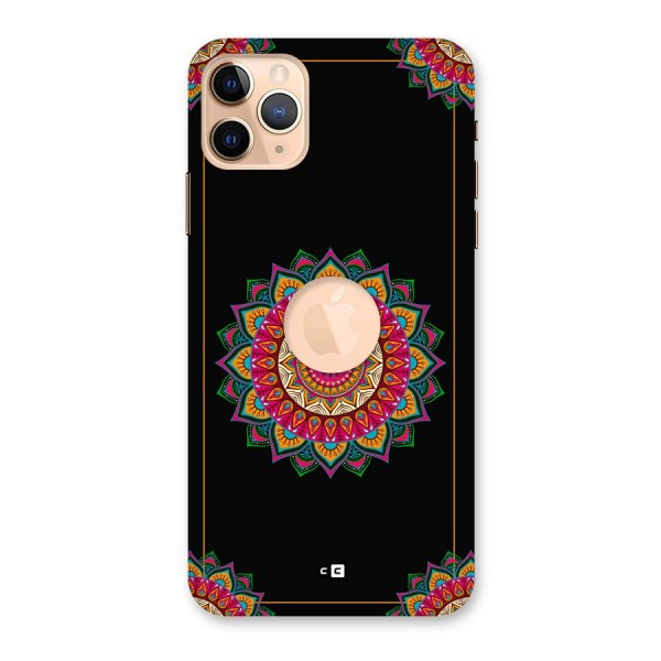 Amazing Mandala Art Back Case for iPhone 11 Pro Max Logo Cut