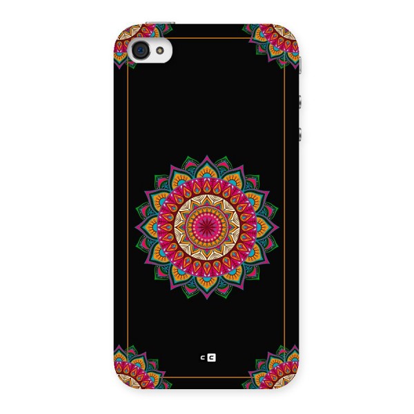 Amazing Mandala Art Back Case for iPhone 4 4s
