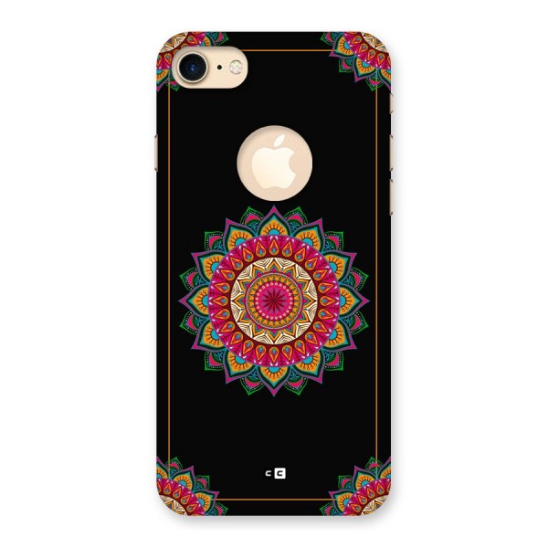 Amazing Mandala Art Back Case for iPhone 7 Logo Cut
