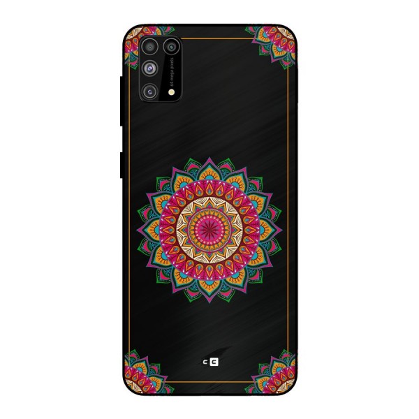 Amazing Mandala Art Metal Back Case for Galaxy F41