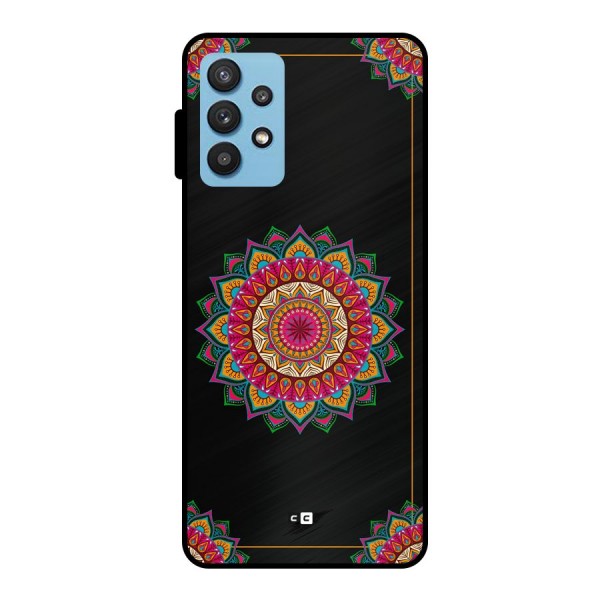 Amazing Mandala Art Metal Back Case for Galaxy M32 5G