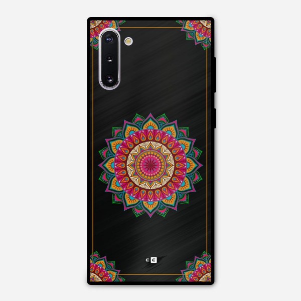 Amazing Mandala Art Metal Back Case for Galaxy Note 10