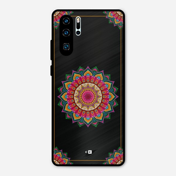 Amazing Mandala Art Metal Back Case for Huawei P30 Pro