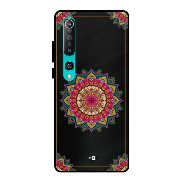 Amazing Mandala Art Metal Back Case for Mi 10