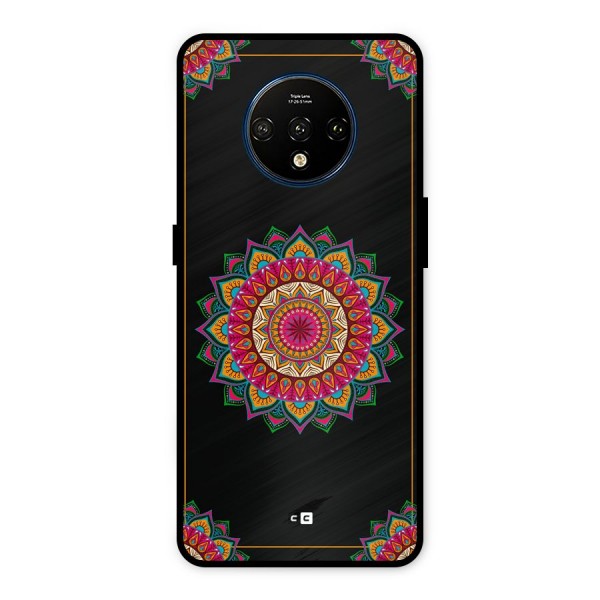 Amazing Mandala Art Metal Back Case for OnePlus 7T