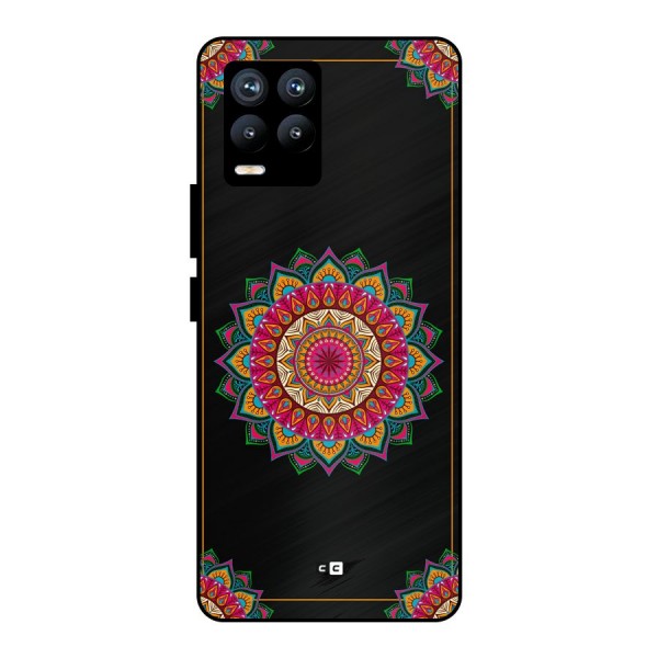 Amazing Mandala Art Metal Back Case for Realme 8 Pro