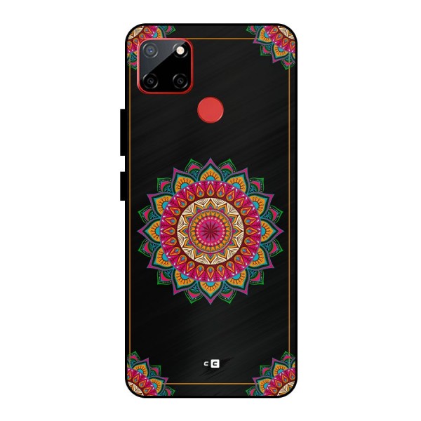 Amazing Mandala Art Metal Back Case for Realme C12