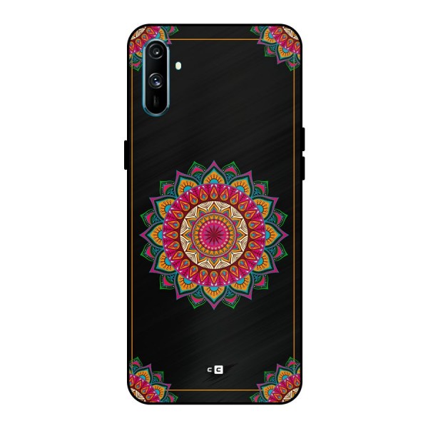 Amazing Mandala Art Metal Back Case for Realme C3