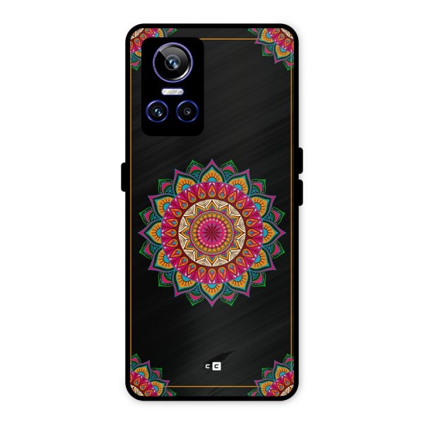 Amazing Mandala Art Metal Back Case for Realme GT Neo 3