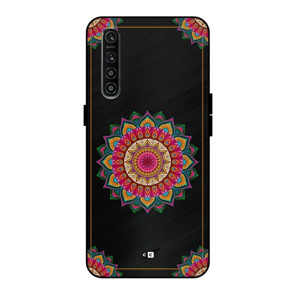 Amazing Mandala Art Metal Back Case for Realme XT