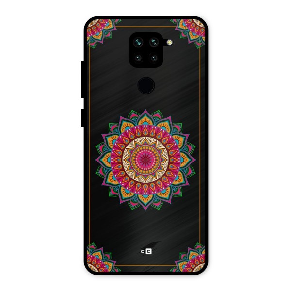 Amazing Mandala Art Metal Back Case for Redmi Note 9