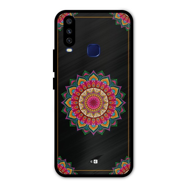 Amazing Mandala Art Metal Back Case for Vivo V17