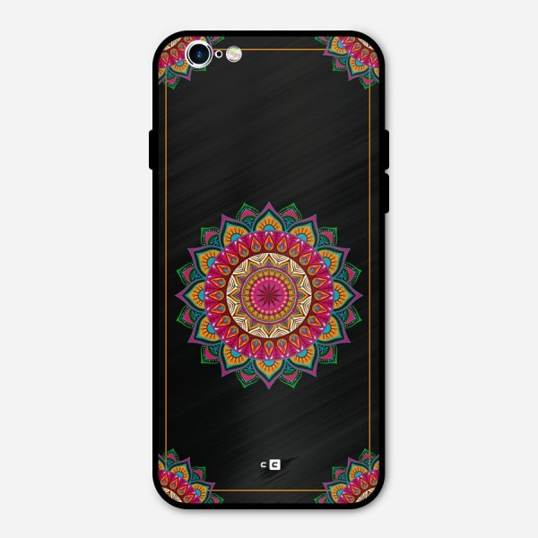 Amazing Mandala Art Metal Back Case for iPhone 6 6s