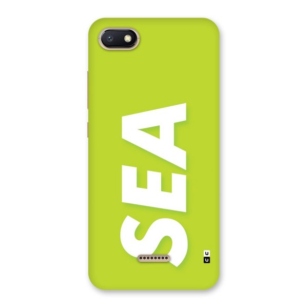 Amazing Sea Back Case for Redmi 6A