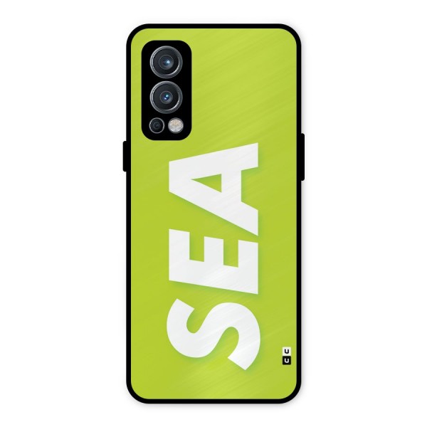 Amazing Sea Metal Back Case for OnePlus Nord 2 5G