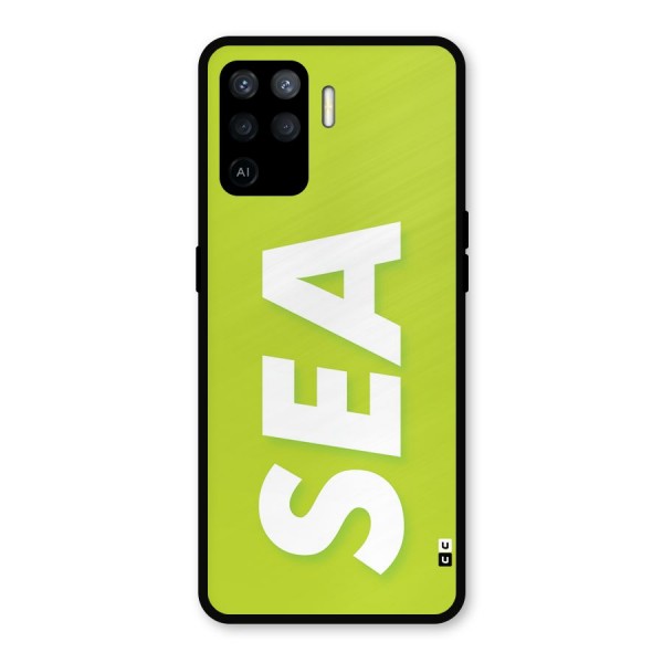 Amazing Sea Metal Back Case for Oppo F19 Pro