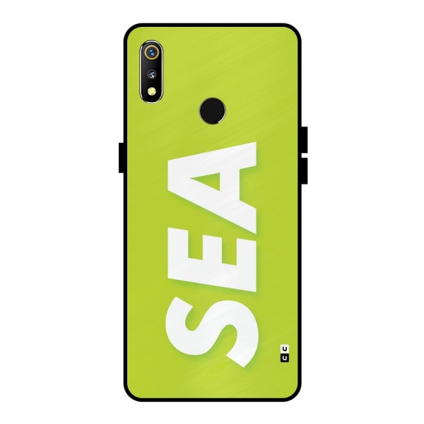 Amazing Sea Metal Back Case for Realme 3