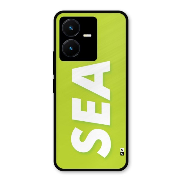 Amazing Sea Metal Back Case for Vivo Y22