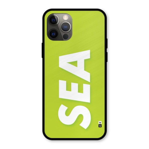 Amazing Sea Metal Back Case for iPhone 12 Pro