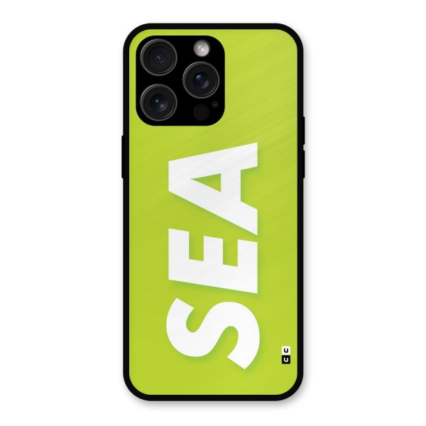 Amazing Sea Metal Back Case for iPhone 15 Pro Max