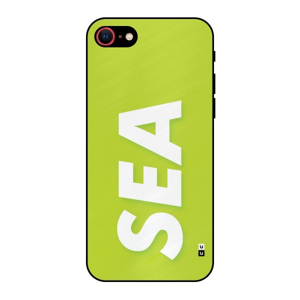 Amazing Sea Metal Back Case for iPhone SE 2020