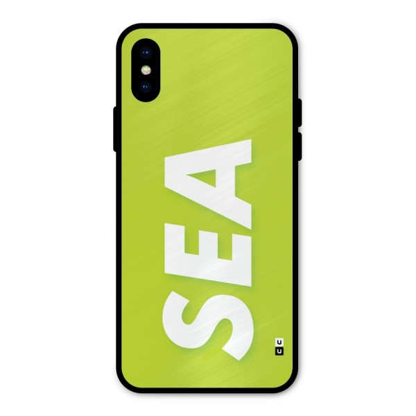 Amazing Sea Metal Back Case for iPhone XS
