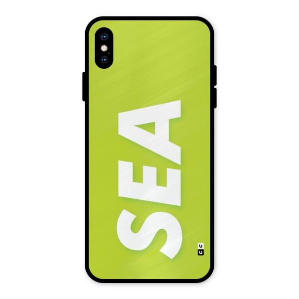 Amazing Sea Metal Back Case for iPhone XS Max