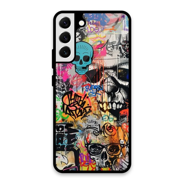 Amazing Street Art Glass Back Case for Galaxy S22 Plus 5G