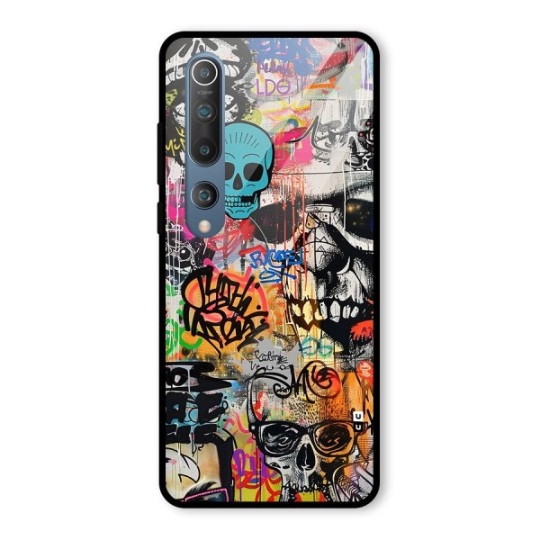 Amazing Street Art Glass Back Case for Mi 10