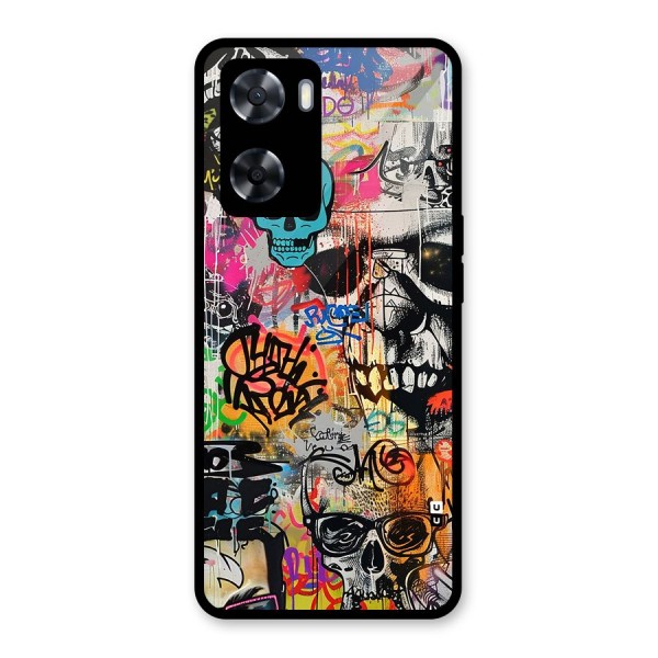 Amazing Street Art Glass Back Case for Oppo A57 2022