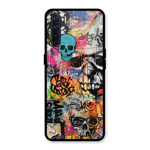 Amazing Street Art Glass Back Case for Oppo F15