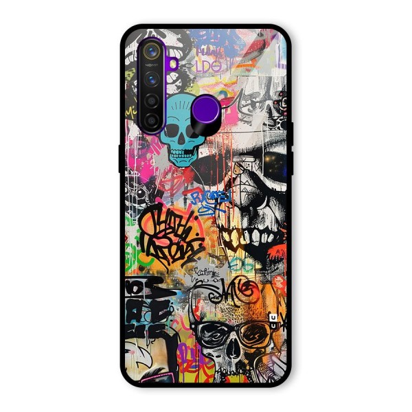 Amazing Street Art Glass Back Case for Realme 5 Pro