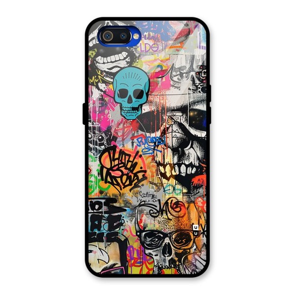 Amazing Street Art Glass Back Case for Realme C2