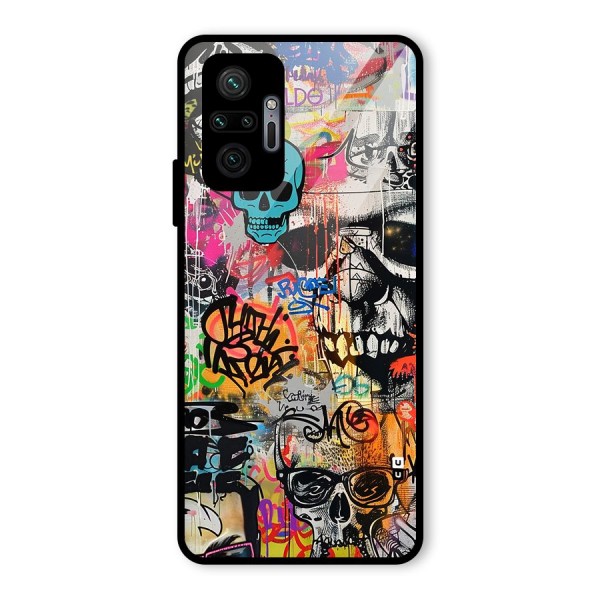 Amazing Street Art Glass Back Case for Redmi Note 10 Pro Max