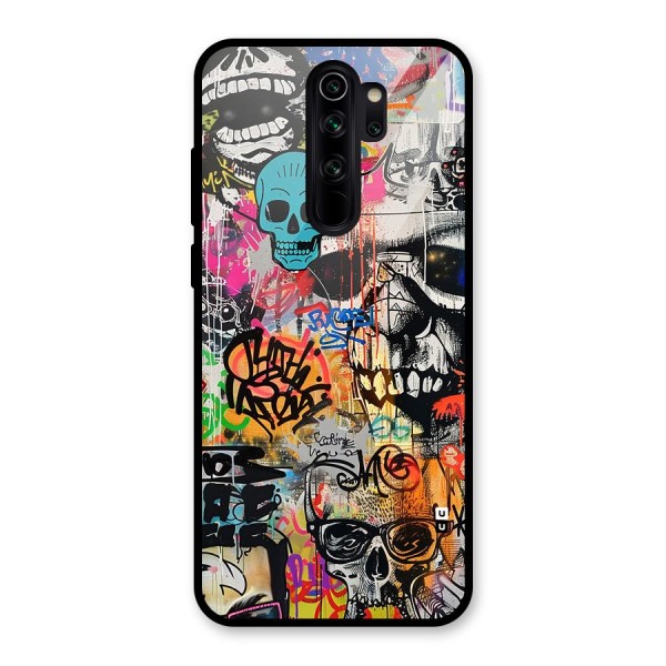 Amazing Street Art Glass Back Case for Redmi Note 8 Pro