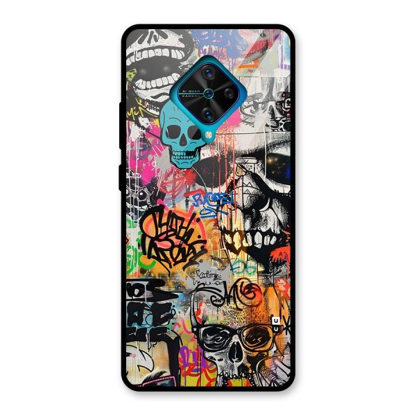 Amazing Street Art Glass Back Case for Vivo S1 Pro
