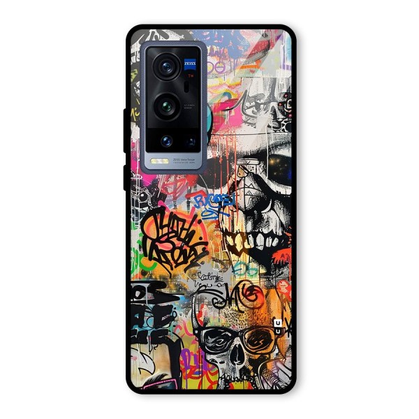 Amazing Street Art Glass Back Case for Vivo X60 Pro Plus