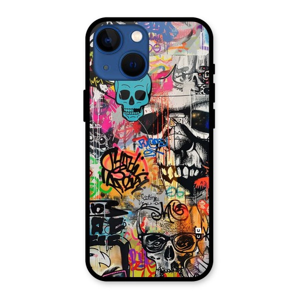 Amazing Street Art Glass Back Case for iPhone 13 Mini