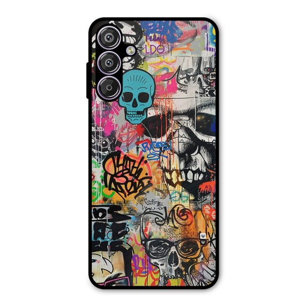 Amazing Street Art Metal Back Case for Galaxy F15