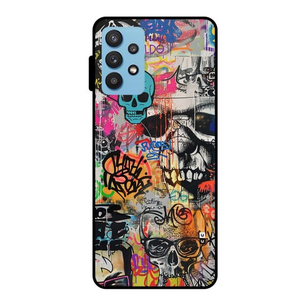 Amazing Street Art Metal Back Case for Galaxy M32 5G