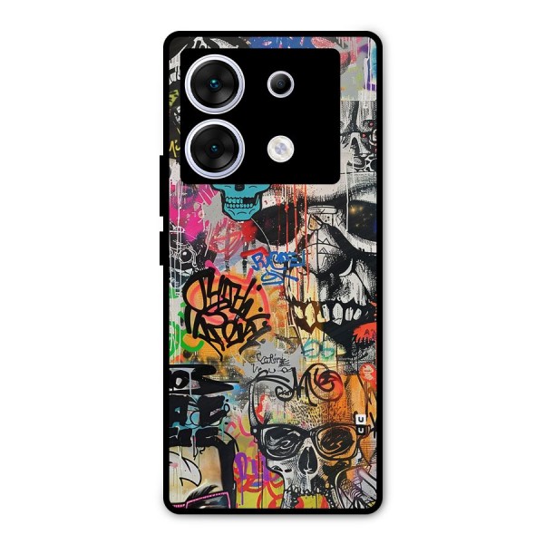 Amazing Street Art Metal Back Case for Infinix Zero 30 5G