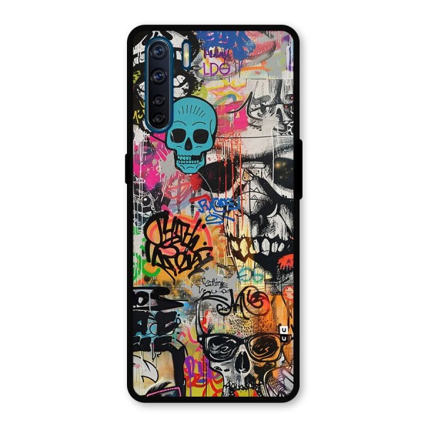 Amazing Street Art Metal Back Case for Oppo F15